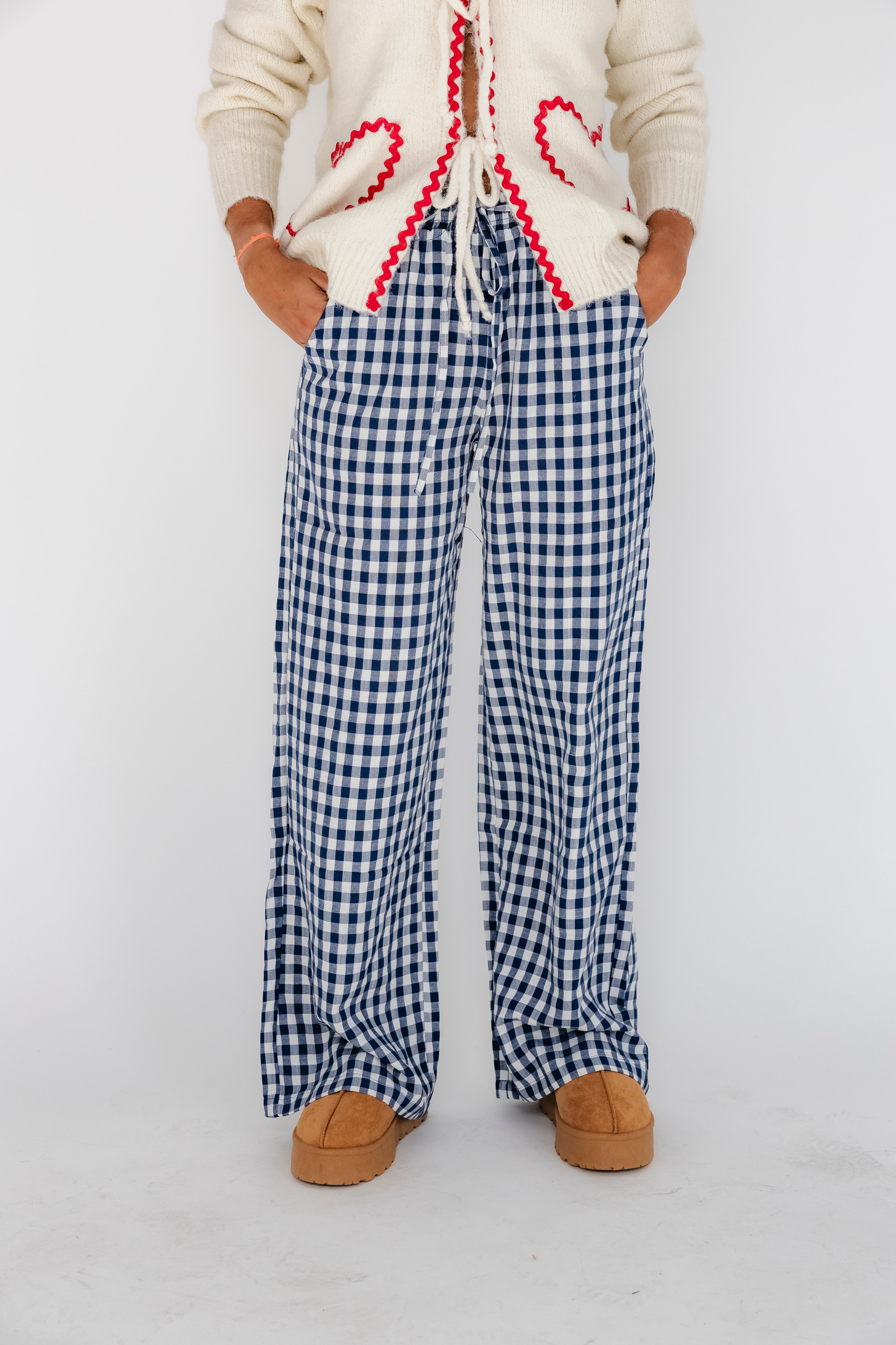 BLUE CHESS PANTS