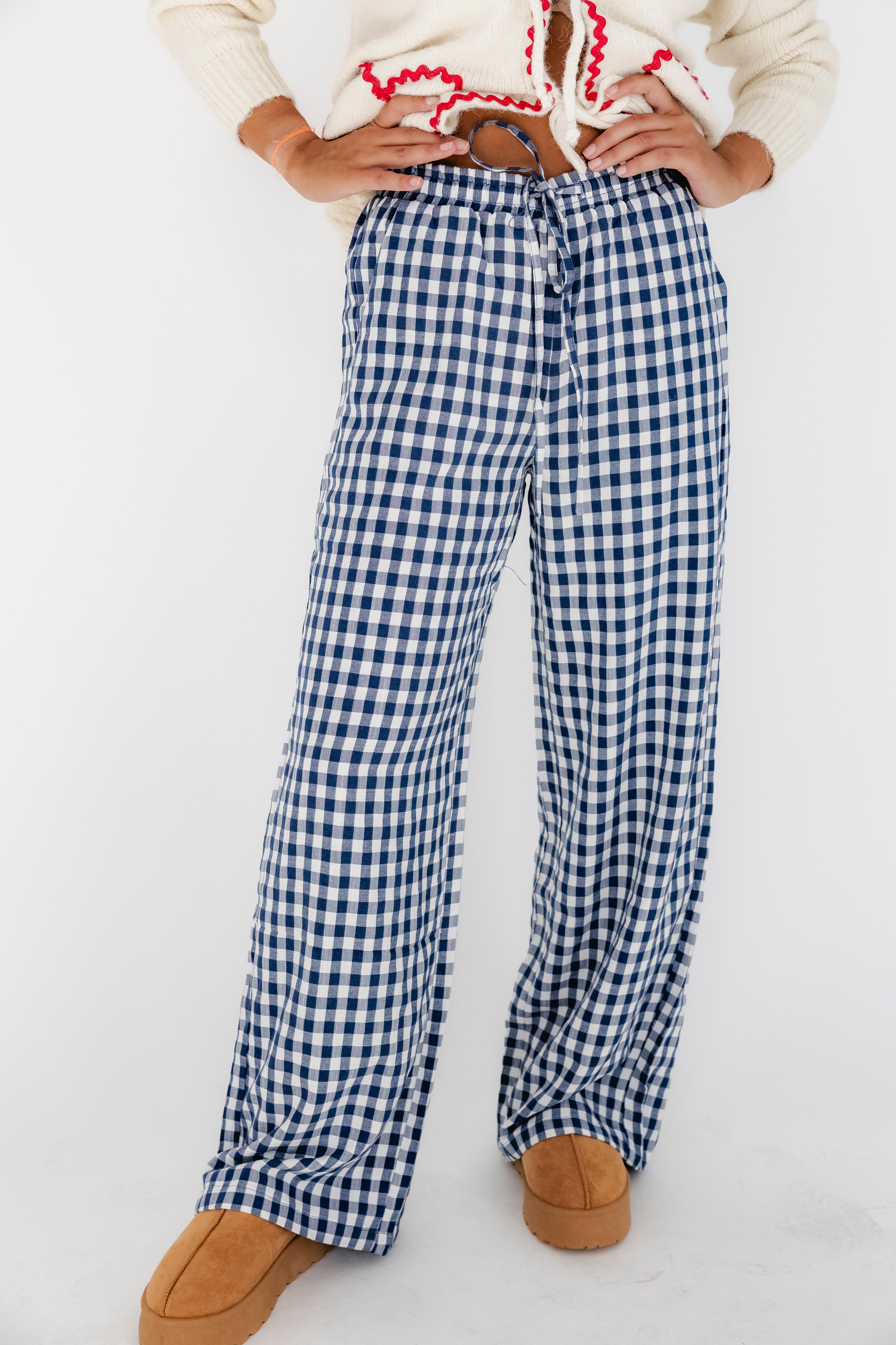 BLUE CHESS PANTS