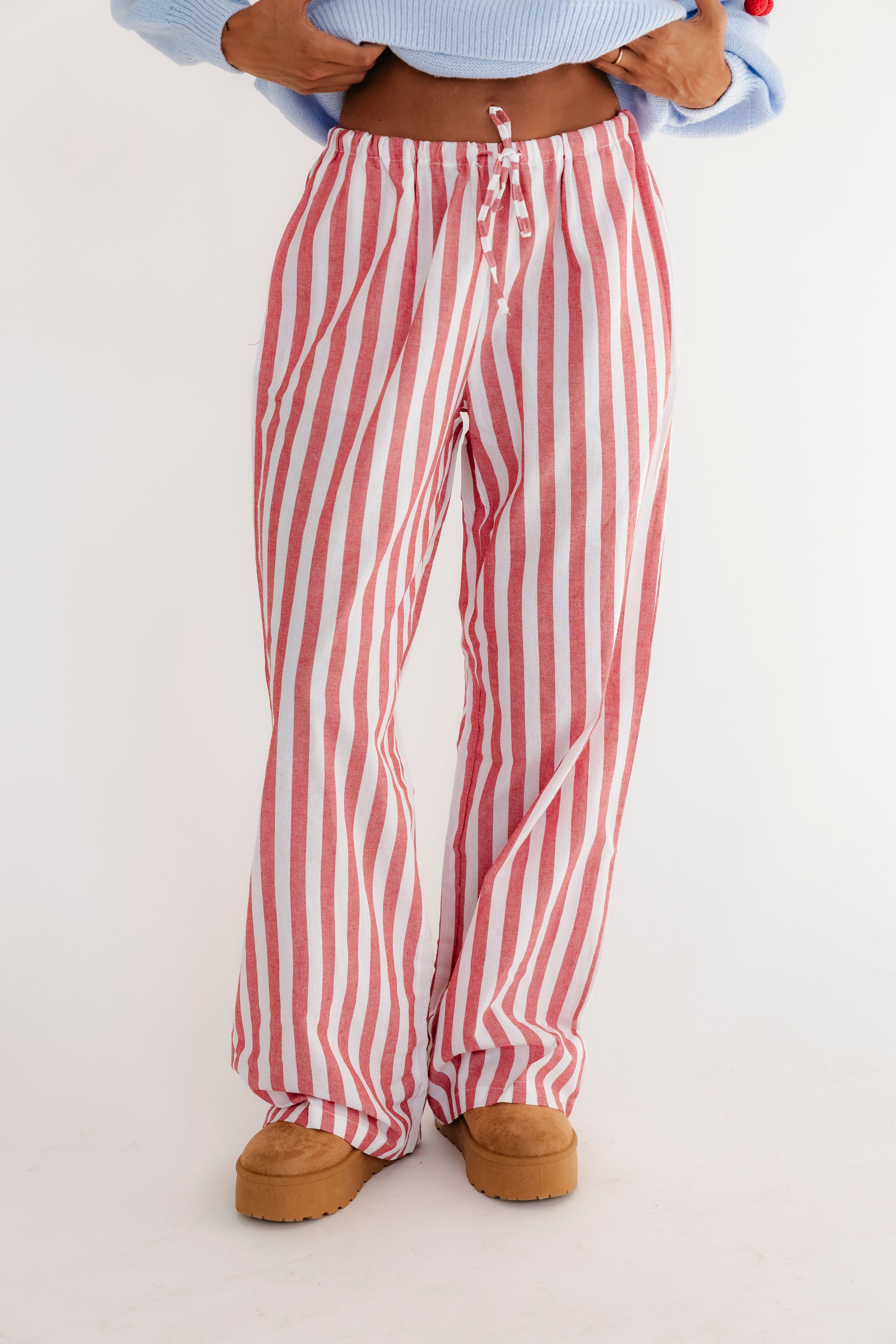 RED STRIPES TROUSERS