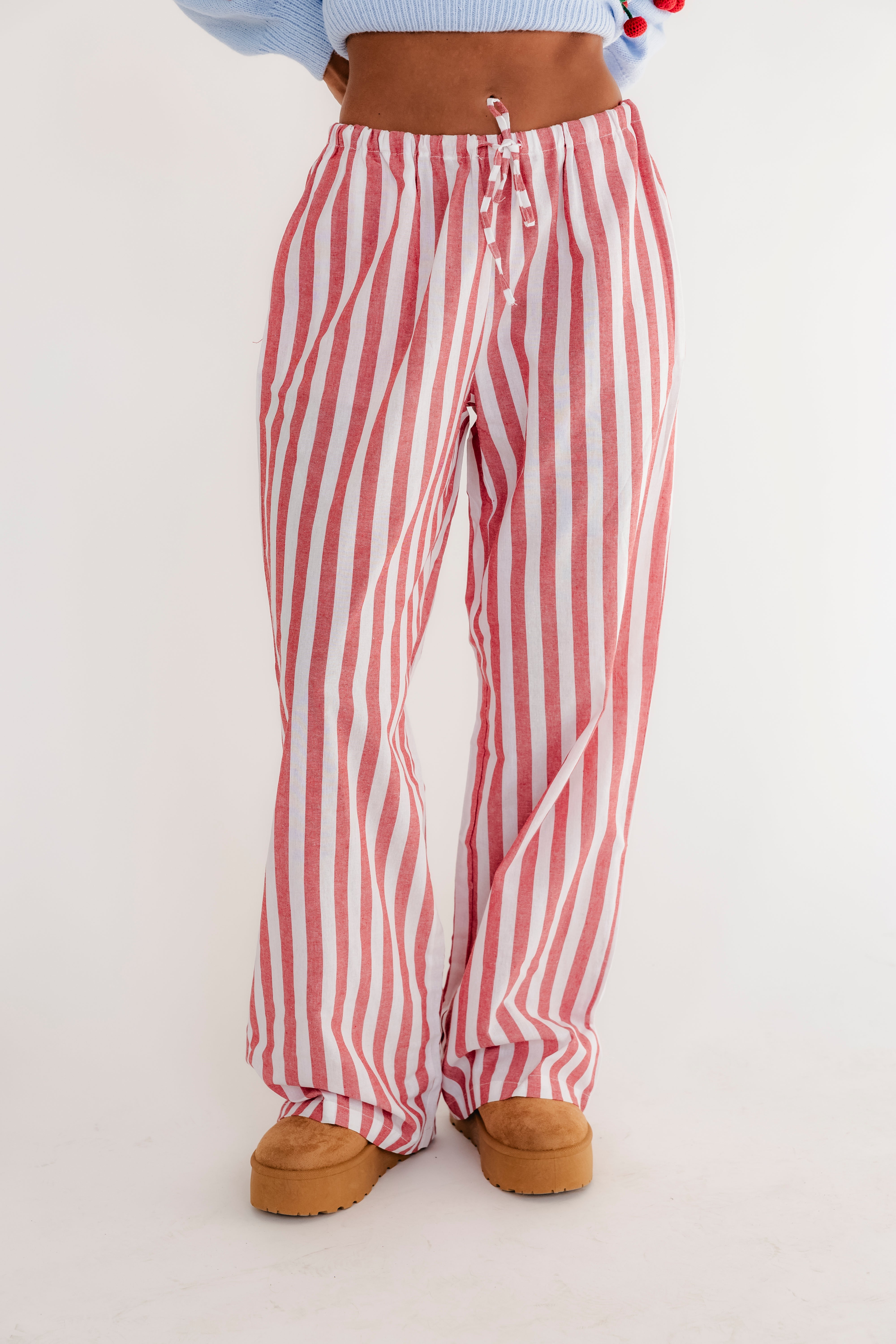 RED STRIPES TROUSERS