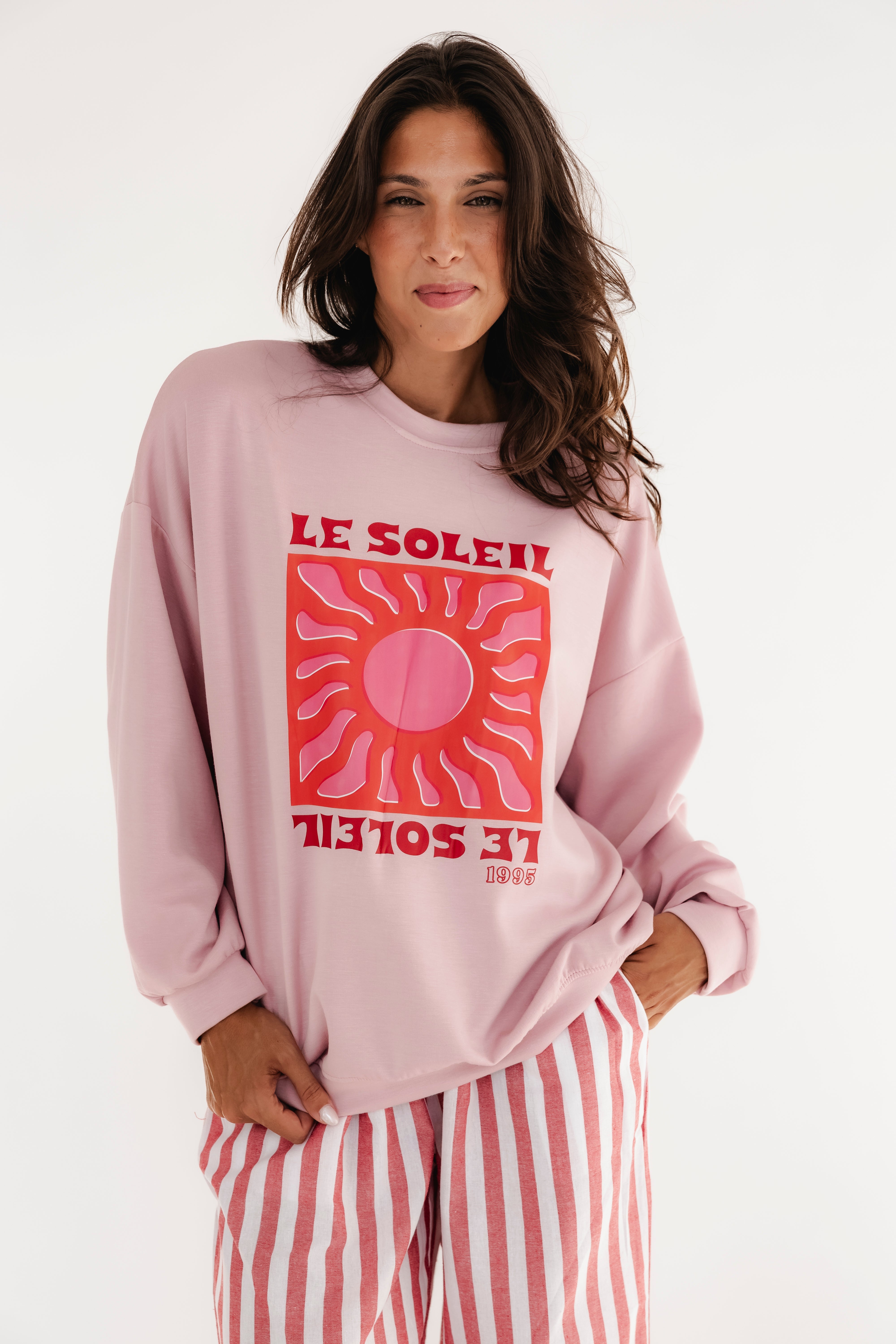 LE SOLEIL PINK SWEAT