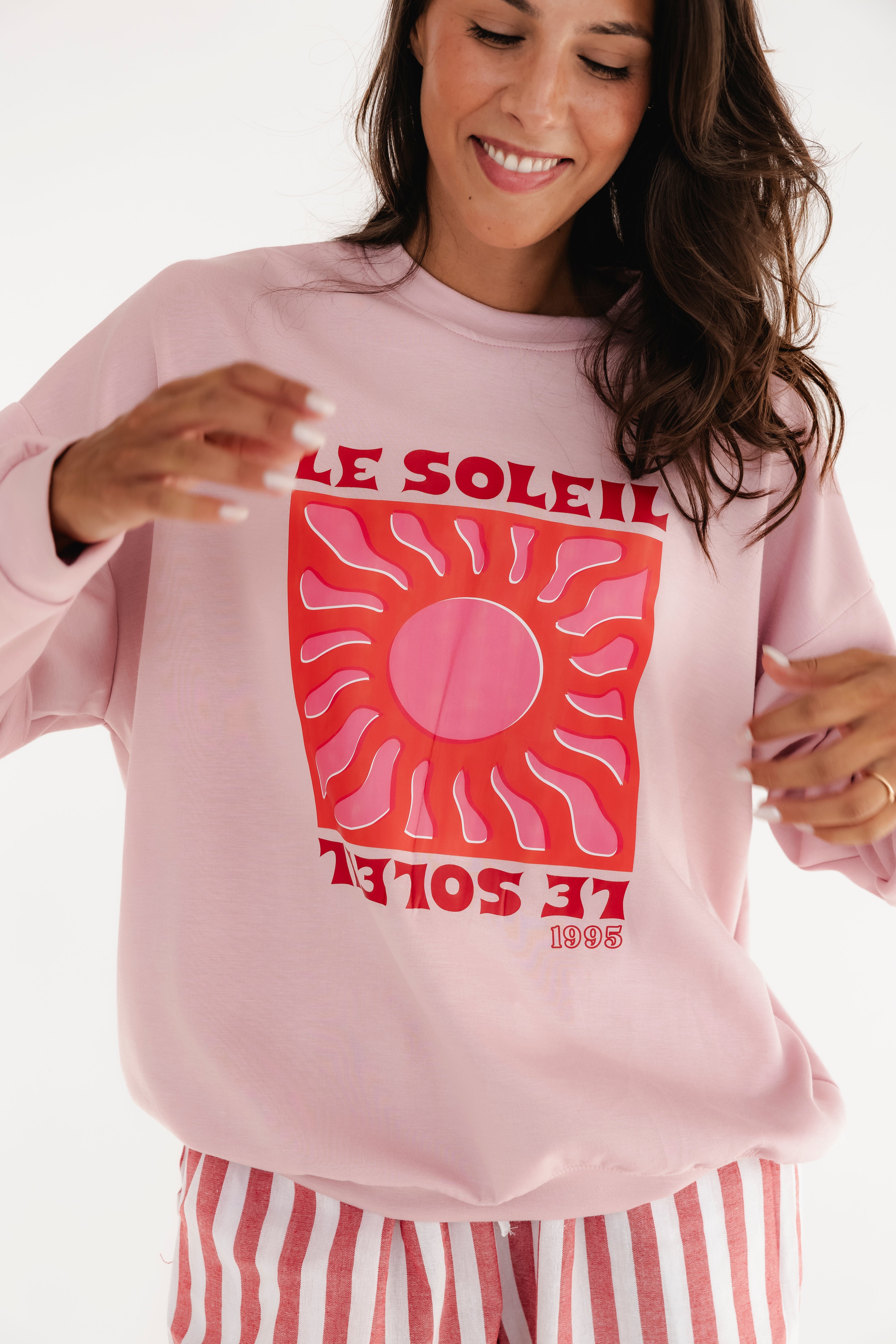 LE SOLEIL PINK SWEAT