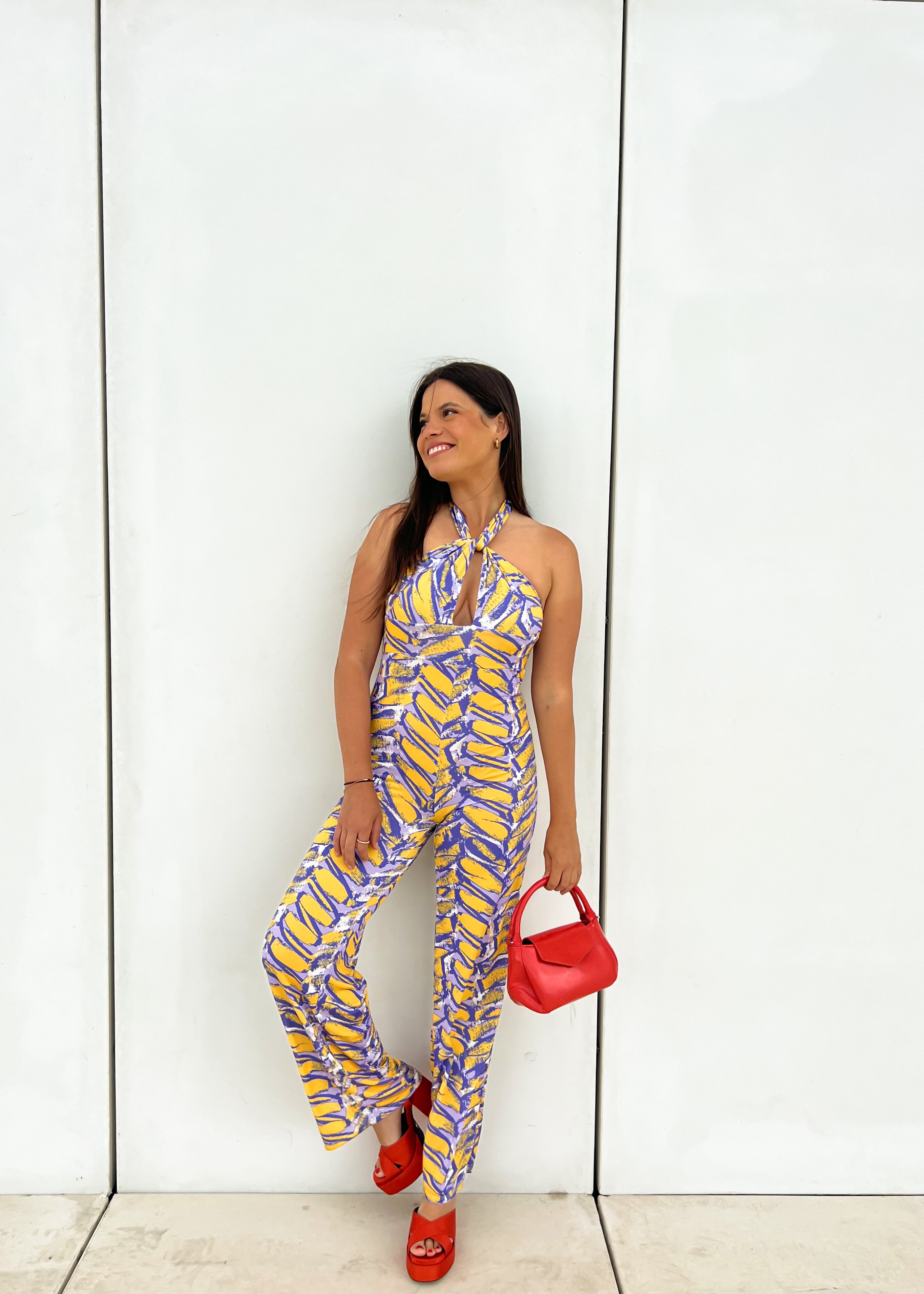 YELLOW LILAC JUMPSUIT