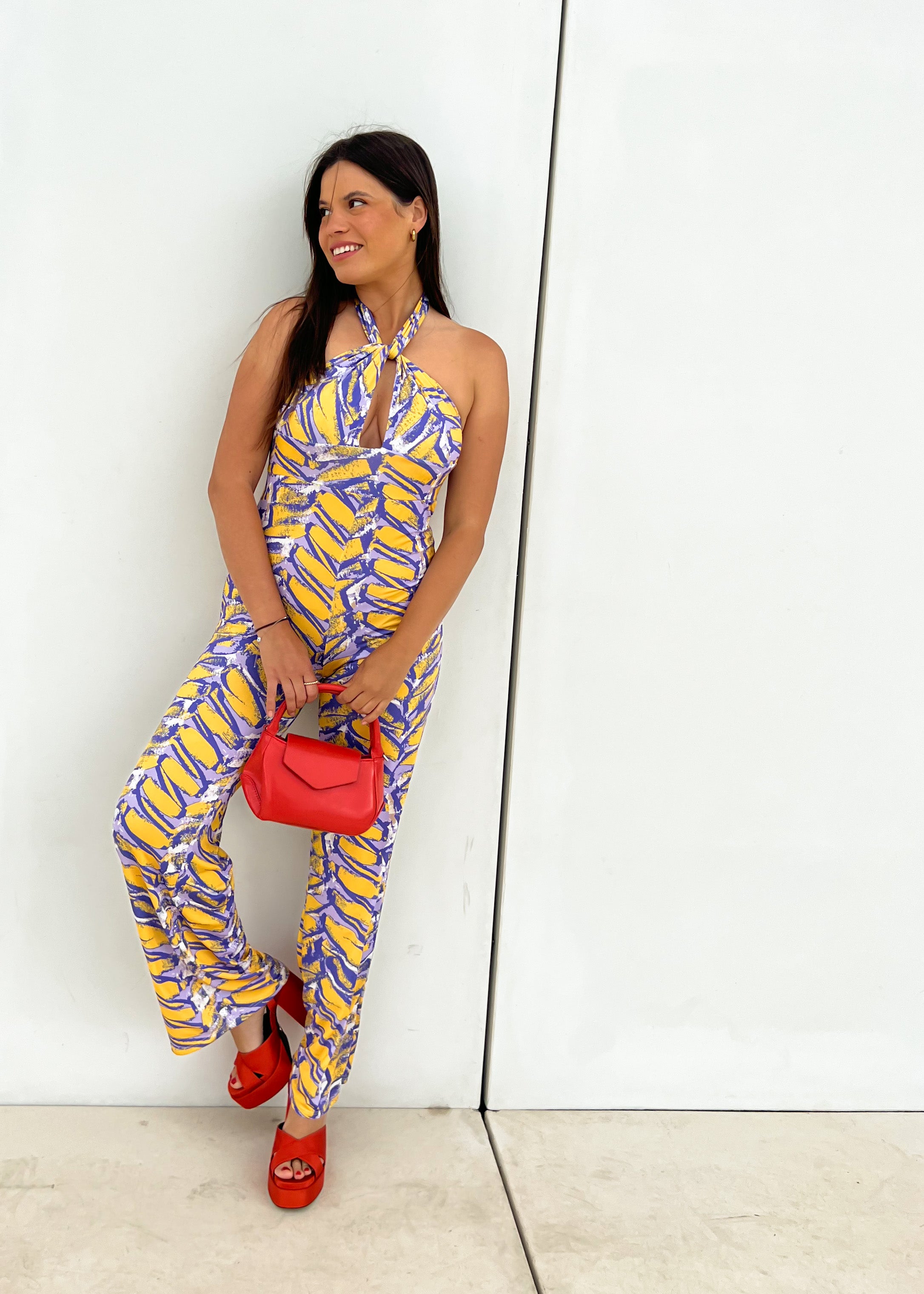 YELLOW LILAC JUMPSUIT